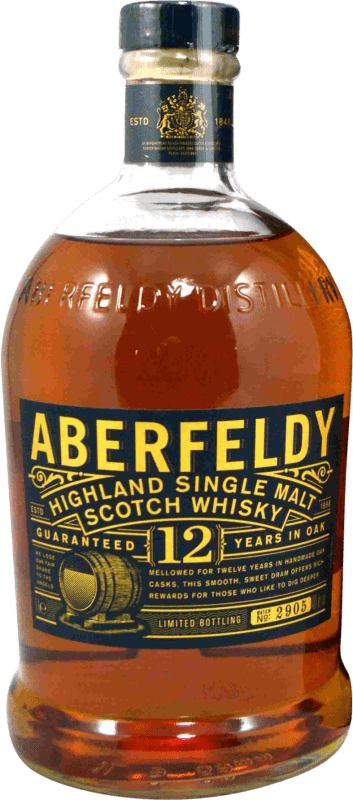 51,95 € Free Shipping | Single Malt Whisky Aberfeldy United Kingdom 12 Years Bottle 1 L