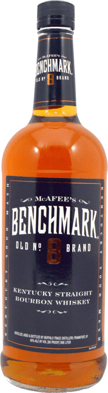31,95 € Spedizione Gratuita | Whisky Bourbon Buffalo Trace Benchmark Old Nº 8 Brand stati Uniti 1 L