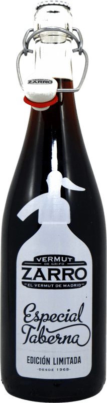 8,95 € Envío gratis | Vermut Sanviver Zarro Tinto Especial Taberna España Botella 75 cl