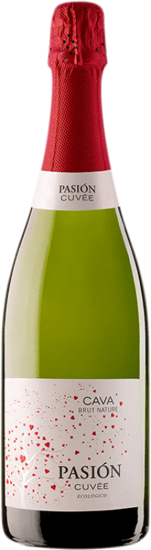 13,95 € 免费送货 | 白起泡酒 Sierra Norte Pasión Cuvée Eco Brut Nature 预订 D.O. Cava 加泰罗尼亚 西班牙 Xarel·lo, Chardonnay 瓶子 75 cl