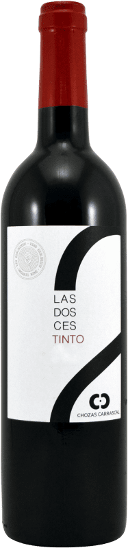 6,95 € Spedizione Gratuita | Vino rosso Chozas Carrascal Las Dos Ces D.O. Utiel-Requena Comunità Valenciana Spagna Bobal Bottiglia 75 cl