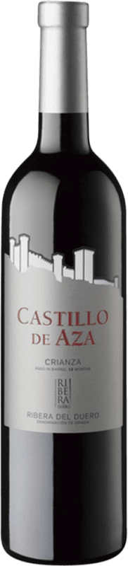 8,95 € 免费送货 | 红酒 García Carrión Castillo de Aza 岁 D.O. Ribera del Duero 卡斯蒂利亚莱昂 西班牙 Tempranillo 瓶子 75 cl