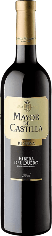 16,95 € Бесплатная доставка | Красное вино García Carrión Mayor de Castilla Резерва D.O. Ribera del Duero Кастилия-Леон Испания Tempranillo — Темпранильо Бутылка 75 cl