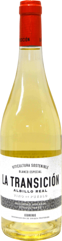 5,95 € 免费送货 | 白酒 Soto y Manrique La Transición D.O.P. Cebreros 卡斯蒂利亚莱昂 西班牙 Albillo 瓶子 75 cl