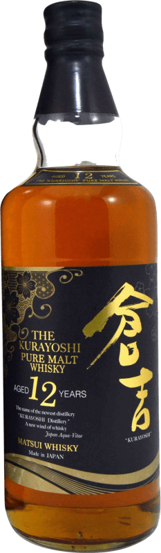 138,95 € 免费送货 | 威士忌单一麦芽威士忌 The Kurayoshi Pure Malt 日本 12 岁 瓶子 70 cl