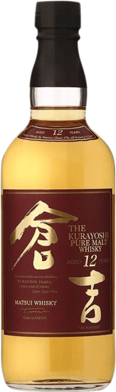 144,95 € Бесплатная доставка | Виски из одного солода The Kurayoshi Pure Malt Япония 12 Лет бутылка 70 cl