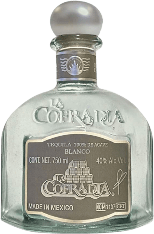 42,95 € Spedizione Gratuita | Tequila La Cofradía Blanco Messico Bottiglia 70 cl