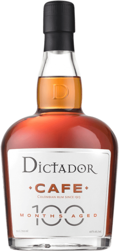 26,95 € Free Shipping | Rum Dictador 100 Months Aged Rum Café Colombia Bottle 70 cl