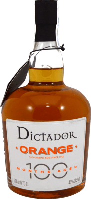 36,95 € 免费送货 | 朗姆酒 Dictador 100 Months Aged Rum Orange 委内瑞拉 瓶子 70 cl