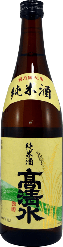 23,95 € Spedizione Gratuita | Sake Akita Shurui Seizoh Takashimizu Giappone Bottiglia 72 cl