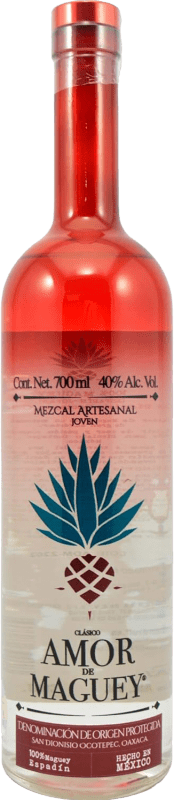 55,95 € Envoi gratuit | Mezcal Amor de Agave Amor de Maguey Mexique Bouteille 70 cl