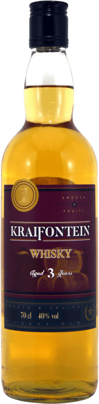 6,95 € Spedizione Gratuita | Whisky Single Malt Bergvliet Kraifontein Spagna 3 Anni 70 cl