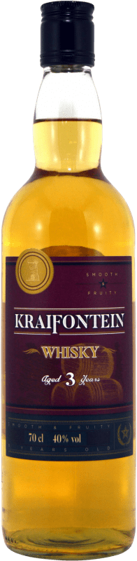 6,95 € Free Shipping | Whisky Single Malt Bergvliet Kraifontein Spain 3 Years Bottle 70 cl