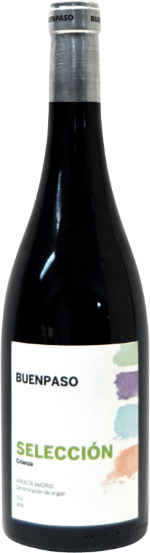 6,95 € Free Shipping | Red wine Buen Paso Selección Aged D.O. Vinos de Madrid Madrid's community Spain Tempranillo, Merlot, Syrah, Cabernet Sauvignon Bottle 75 cl