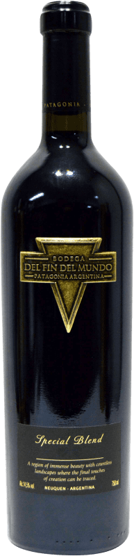 53,95 € Spedizione Gratuita | Vino Rosso Fin del Mundo Speciale, Blend I.G. Mendoza Mendoza Argentina Merlot, Cabernet Sauvignon, Malbec 75 cl