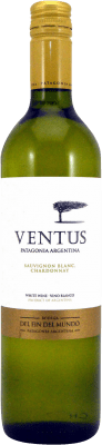 7,95 € Бесплатная доставка | Белое вино Fin del Mundo Ventus Sauvignon Blanc Chardonnay I.G. Mendoza Мендоса Аргентина Chardonnay, Sauvignon White бутылка 75 cl