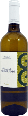 4,95 € Spedizione Gratuita | Vino bianco Garci Grande Señorío D.O. Rueda Castilla y León Spagna Verdejo Bottiglia 75 cl