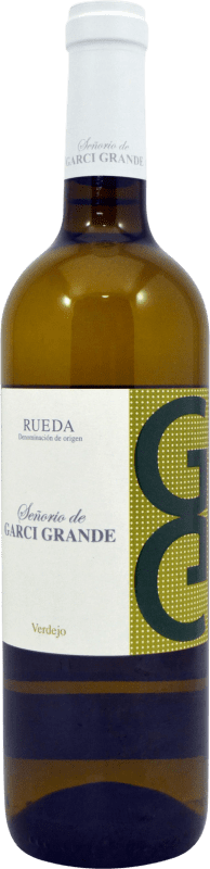 4,95 € Envío gratis | Vino blanco Garci Grande Señorío D.O. Rueda Castilla y León España Verdejo Botella 75 cl