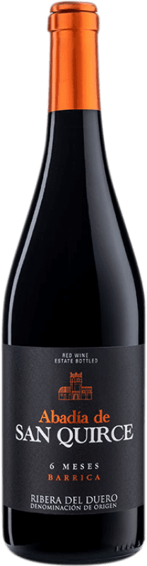 14,95 € Envio grátis | Vinho Tinto Bodegas Imperiales Abadía de San Quirce 6 Meses Carvalho D.O. Ribera del Duero Castela e Leão Espanha Tempranillo 75 cl