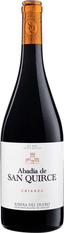 19,95 € Envoi gratuit | Vin Rouge Bodegas Imperiales Abadía de San Quirce Crianza D.O. Ribera del Duero Castille et Leon Espagne Tempranillo 75 cl