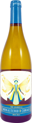18,95 € Envio grátis | Vinho branco Monasterio de Corias Viña Grandiella D.O.P. Vino de Calidad de Cangas Principado das Astúrias Espanha Albillo, Albarín Garrafa 75 cl
