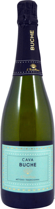 5,95 € Envio grátis | Espumante branco Occidente Buche Almendralejo Brut D.O. Cava Extremadura Espanha Macabeo, Parellada Garrafa 75 cl