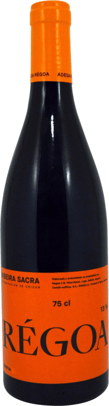 12,95 € Spedizione Gratuita | Vino Rosso Regoa D.O. Ribeira Sacra Galizia Spagna Mencía, Brancellao 75 cl