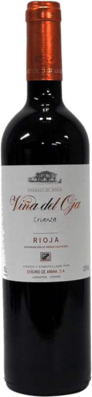 8,95 € Envio grátis | Vinho Tinto Señorío de Arana Viña del Oja Crianza D.O.Ca. Rioja La Rioja Espanha Tempranillo, Mazuelo 75 cl