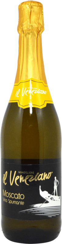 6,95 € 免费送货 | 白葡萄酒 CVC Il Veneziano D.O.C.G. Moscato d'Asti 意大利 Moscatel — 麝香葡萄 75 cl