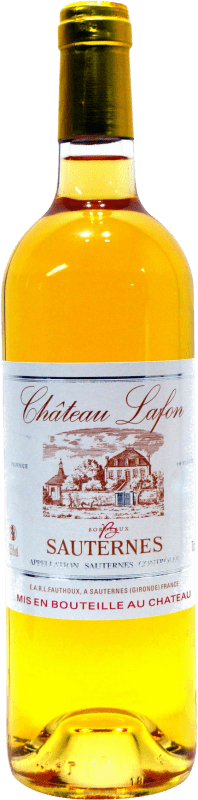 21,95 € Envio grátis | Vinho branco Château Lafon A.O.C. Sauternes França Sémillon, Sauvignon Garrafa 75 cl