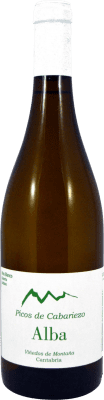 16,95 € Envio grátis | Vinho branco Lebaniega Alba Picos de Cabariezo Espanha Sauvignon Branca, Gewürztraminer Garrafa 75 cl