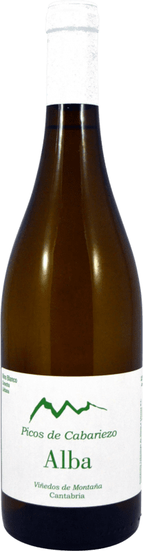 12,95 € Kostenloser Versand | Weißwein Lebaniega Alba Picos de Cabariezo Spanien Gewürztraminer, Sauvignon 75 cl