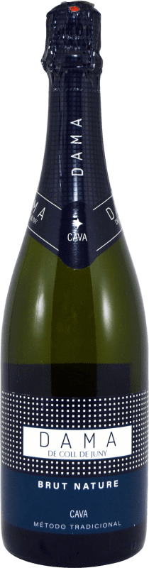 15,95 € Envio grátis | Espumante branco De Coll de Juny Dama Brut Nature D.O. Cava Catalunha Espanha Garrafa 75 cl