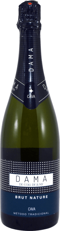 5,95 € Envio grátis | Espumante branco De Coll de Juny Dama Brut Nature D.O. Cava Catalunha Espanha Garrafa 75 cl