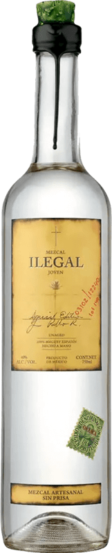 43,95 € Spedizione Gratuita | Mezcal Tlacolula Ilegal Giovane Messico Bottiglia 70 cl