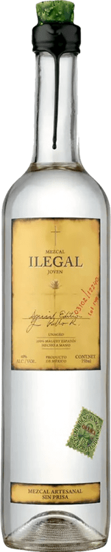 43,95 € 免费送货 | 梅斯卡尔酒 Tlacolula Ilegal 年轻的 墨西哥 瓶子 70 cl