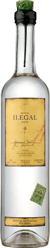 45,95 € Envío gratis | Mezcal Tlacolula Ilegal Joven México Botella 70 cl