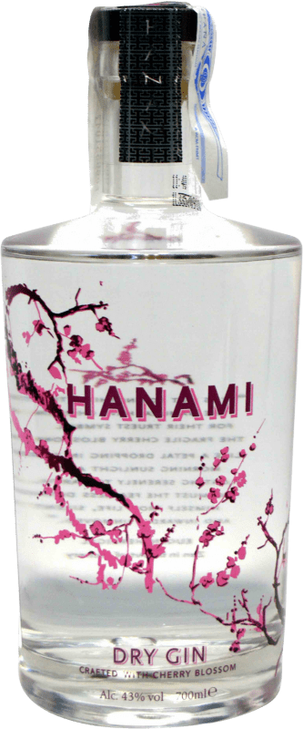 24,95 € Бесплатная доставка | Джин Hanami Нидерланды бутылка 70 cl