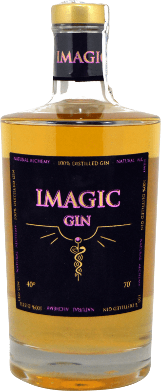 32,95 € Envio grátis | Gin Manuel Acha Imagic Gin Espanha Garrafa 70 cl