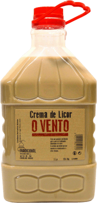 33,95 € Envío gratis | Crema de Licor Miño Crema de Orujo o Vento España Garrafa 3 L