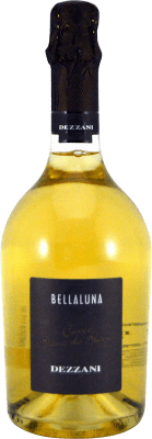 5,95 € Kostenloser Versand | Weißwein Dezzani Bellaluna Cuvée Blanc de Blancs I.G.T. Veneto Venetien Italien Glera Flasche 75 cl