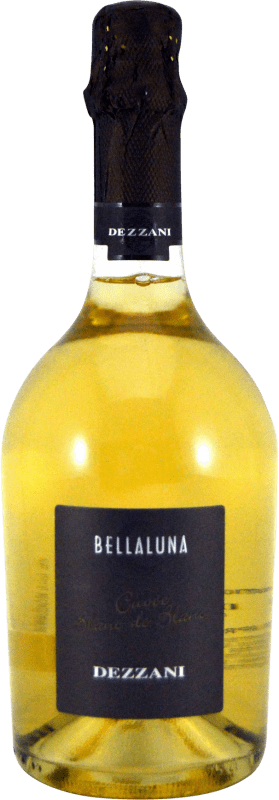 5,95 € Бесплатная доставка | Белое вино Dezzani Bellaluna Cuvée Blanc de Blancs I.G.T. Veneto Венето Италия Glera бутылка 75 cl