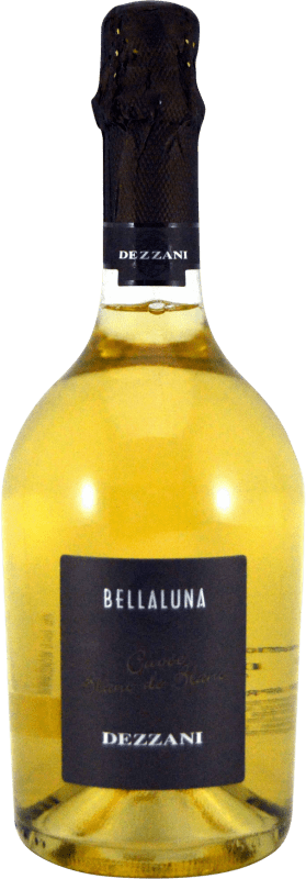 5,95 € Spedizione Gratuita | Vino bianco Dezzani Bellaluna Cuvée Blanc de Blancs I.G.T. Veneto Veneto Italia Glera Bottiglia 75 cl