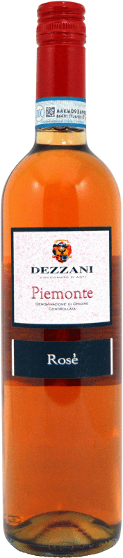 7,95 € Free Shipping | Rosé wine Dezzani Rose D.O.C. Piedmont Piemonte Italy Bottle 75 cl