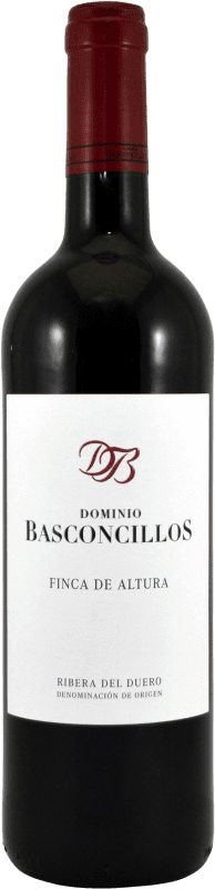 19,95 € 免费送货 | 红酒 Basconcillos 橡木 D.O. Ribera del Duero 卡斯蒂利亚莱昂 西班牙 Tempranillo 瓶子 75 cl