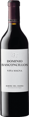 28,95 € 免费送货 | 红酒 Basconcillos Viña Magna 14 Meses 岁 D.O. Ribera del Duero 卡斯蒂利亚莱昂 西班牙 Tempranillo 瓶子 75 cl
