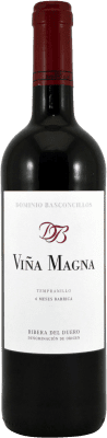 9,95 € Бесплатная доставка | Красное вино Basconcillos Viña Magna 6 Meses Молодой D.O. Ribera del Duero Кастилия-Леон Испания Tempranillo бутылка 75 cl