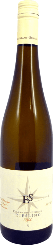 9,95 € Envío gratis | Vino blanco Ellermann-Spiegel Q.b.A. Pfälz Pfälz Alemania Riesling Botella 75 cl