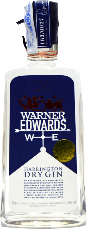 39,95 € 免费送货 | 金酒 Gin Falls Farm Warner Edwards Harrington 英国 70 cl