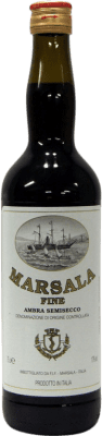 10,95 € Free Shipping | Red Wine Frazzitta Ambra Semiseco — Semi Dry Ámbar — Amber D.O.C. Marsala Italy 75 cl